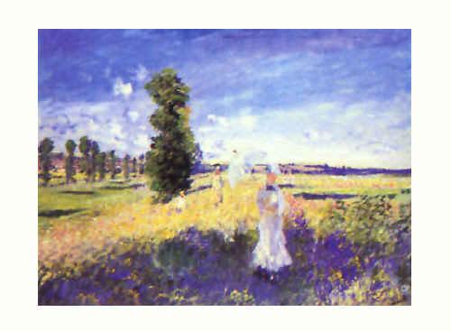 Claude Monet The Walk oil painting image